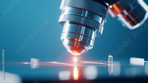 Research using laser wavelength, showcasing scientific experiments and innovations in physics, chemistry, and engineering photo