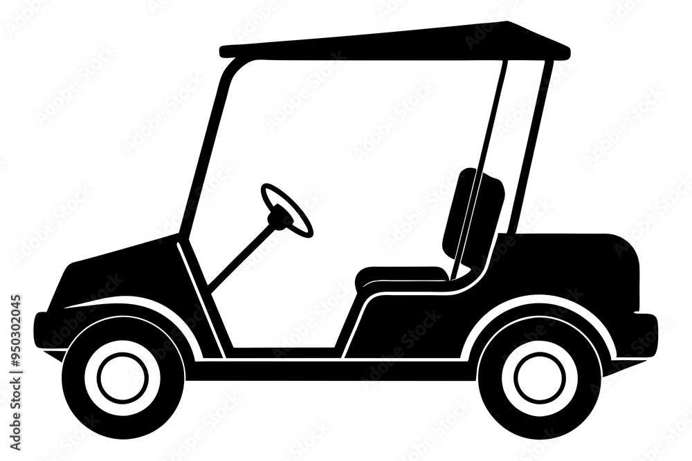 Golf cart vector silhouette, black golf car icon vector
Golf cart vector silhouette, black golf car icon vector