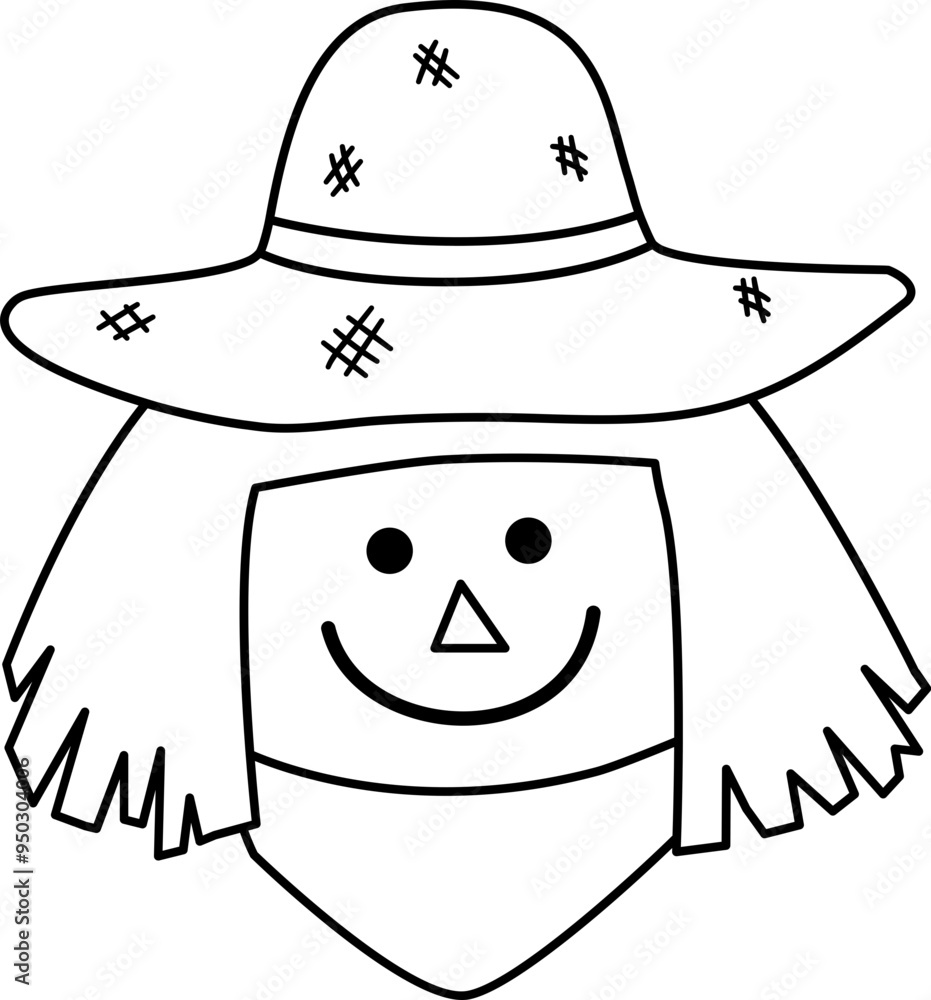 Cute scarecrow head outline vector.
Scarecrow face outline vector illustration.
Scarecrow outline in flat style isolated on Transparent background .
Cute scarecrow head outline vector.
Scarecrow face outline vector illustration.
Scarecrow outline in flat style isolated on Transparent background .