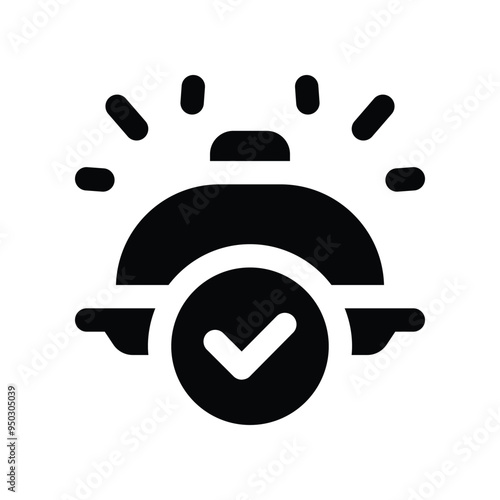 order icon. vector glyph icon for your website, mobile, presentation, and logo design.