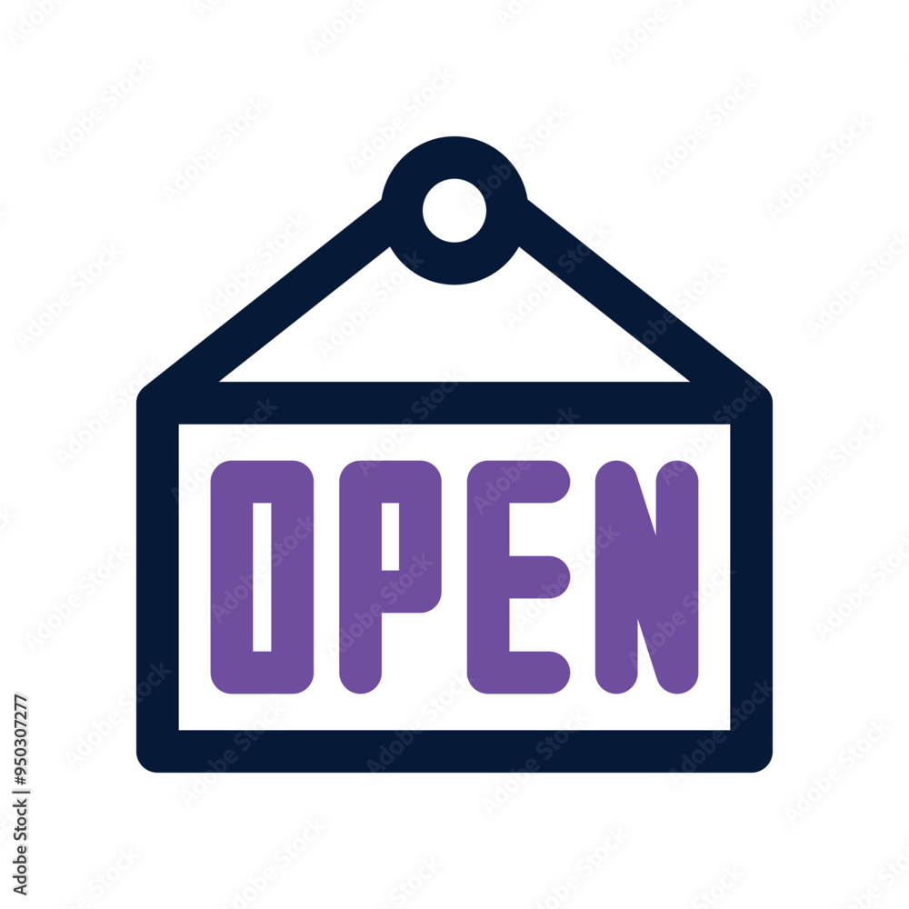 open icon. vector glyph icon for your website, mobile, presentation, and logo design.