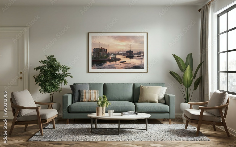 Fototapeta premium modern living room