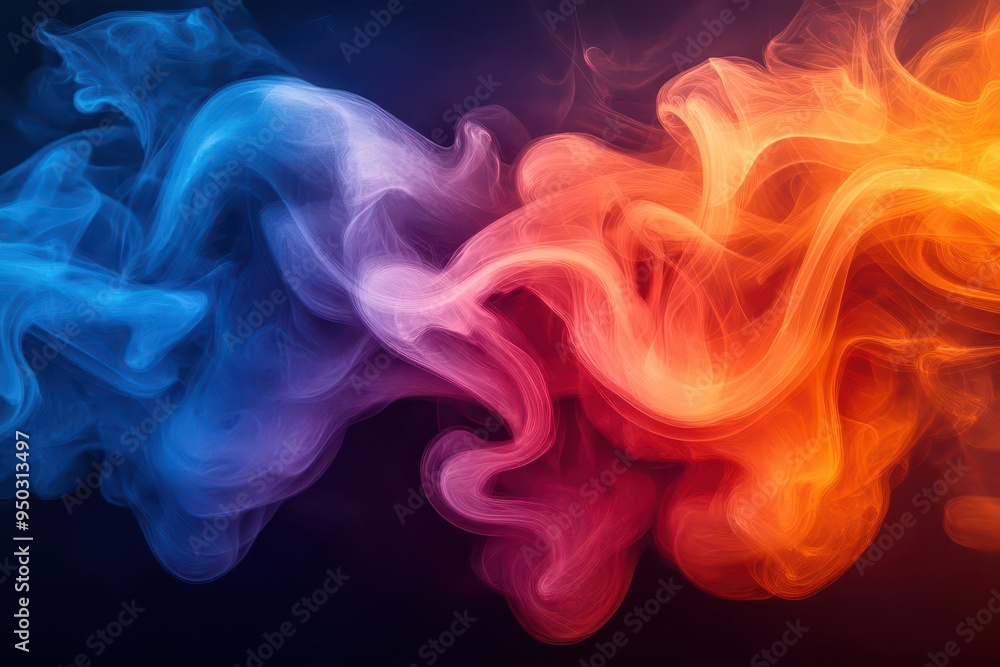 mesmerizing swirls of vibrant smoke against dark background abstract patterns create ethereal dreamlike atmosphere rich colors blend and dance evoking sense of mystery and artistic expression mesmerizing swirls of vibrant smoke against dark background abstract patterns create ethereal dreamlike atmosphere rich colors blend and dance evoking sense of mystery and artistic expression