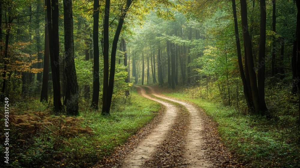 Obraz premium Forest trails 