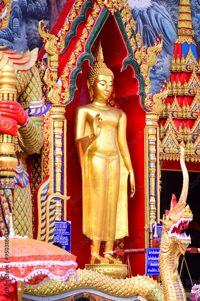 Obraz premium golden buddha statue