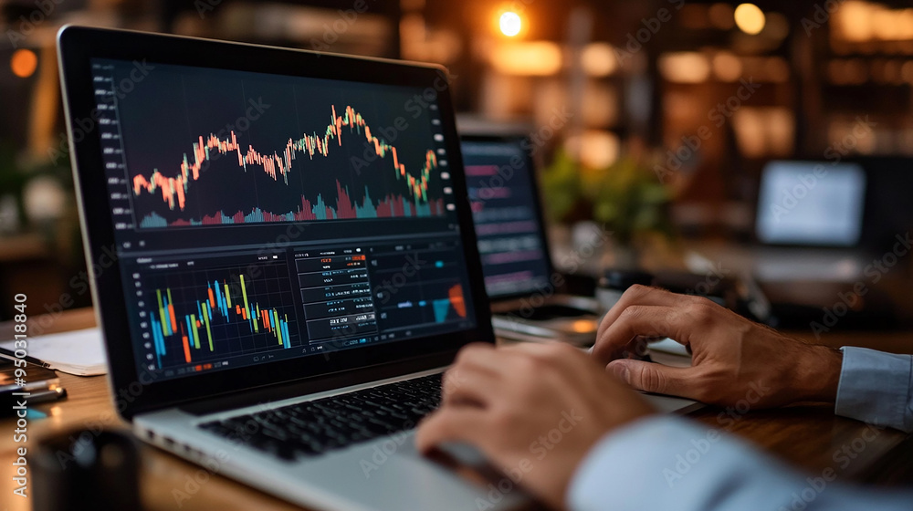 Investors are drawn to the dynamic charts and graphs in this popular stock image Investors are drawn to the dynamic charts and graphs in this popular stock image