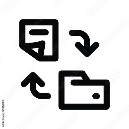 file archive icon. vector line icon for your website, mobile, presentation, and logo design.
