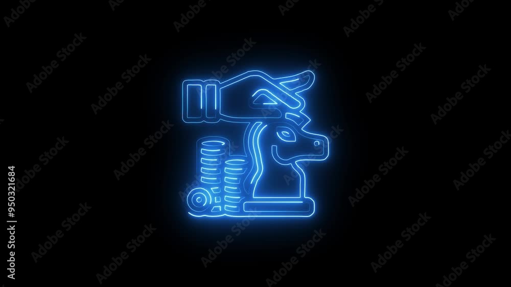 icon of a hand giving dollars with a glowing neon effect icon of a hand giving dollars with a glowing neon effect