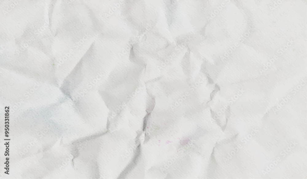 Obraz premium white crumpled paper