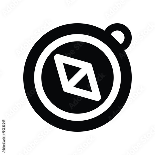 Free Download compass icon. vector glyph icon for your website, mobile, presentation, and logo design. - GFXLoad