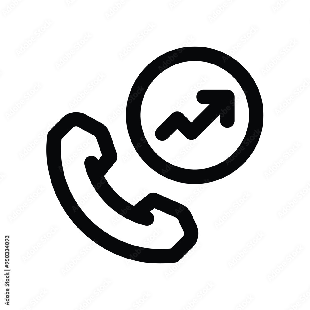 phone call icon. vector line icon for your website, mobile, presentation, and logo design. phone call icon. vector line icon for your website, mobile, presentation, and logo design.