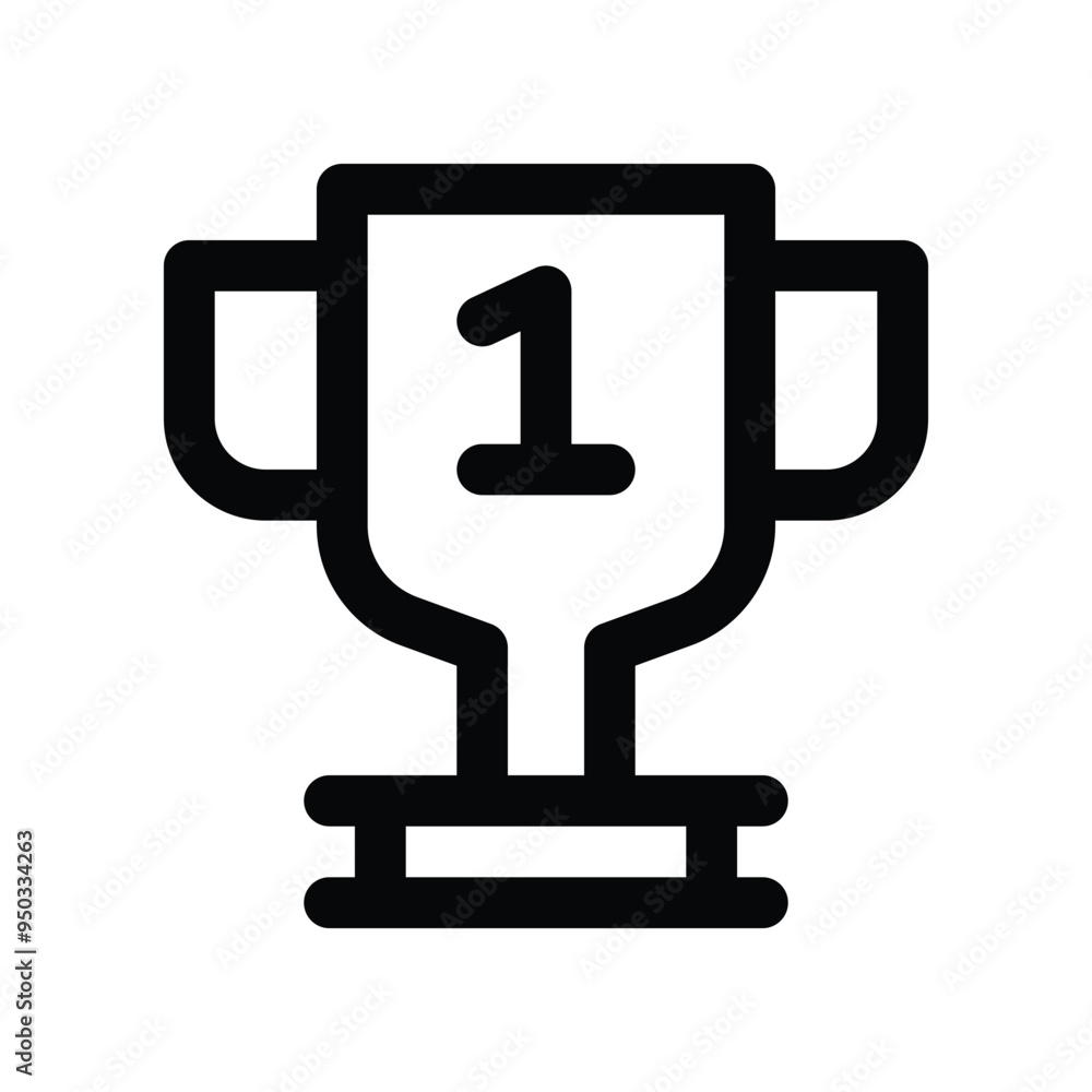winner icon. vector line icon for your website, mobile, presentation, and logo design. winner icon. vector line icon for your website, mobile, presentation, and logo design.