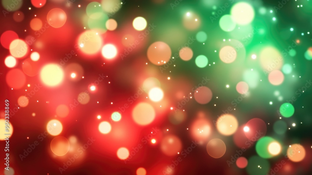 Festive red and green bokeh blur background, with shimmering lights and soft focus, perfect for a holiday theme. Festive red and green bokeh blur background, with shimmering lights and soft focus, perfect for a holiday theme.