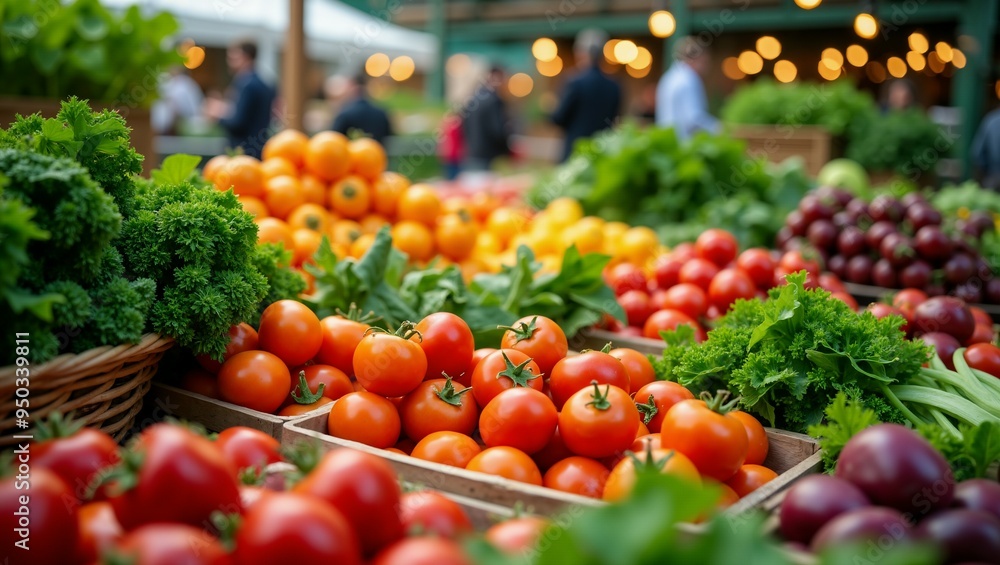 Fresh Produce at a Farmers Market Fresh Produce at a Farmers Market