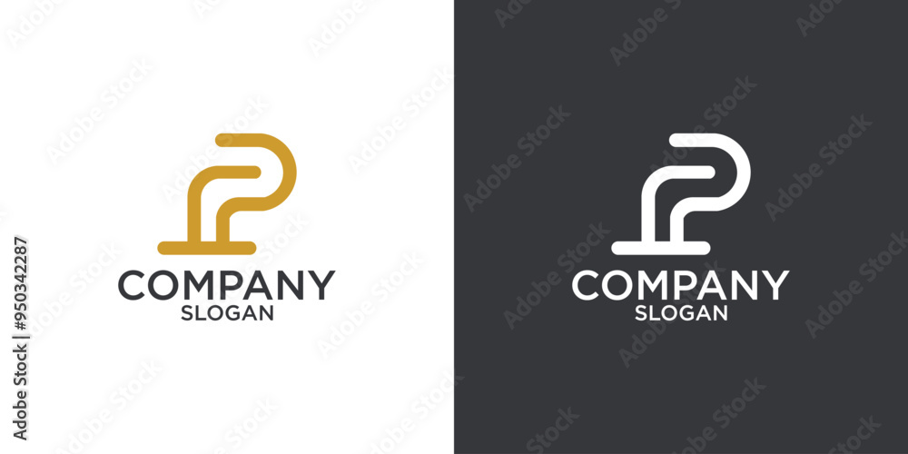 letter p abstract monogram logo vector design letter p abstract monogram logo vector design