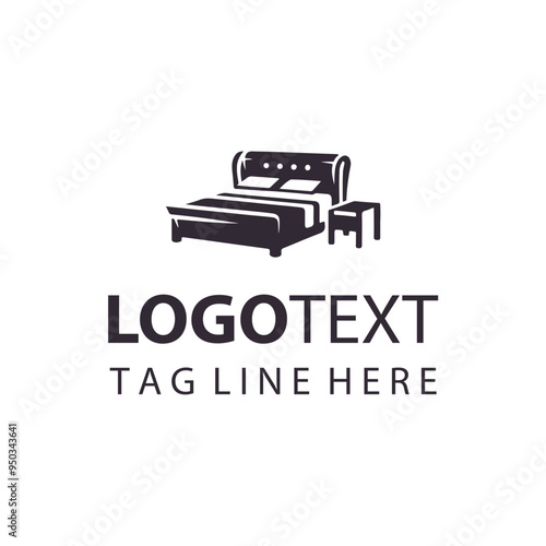 Bed Furniture Logo