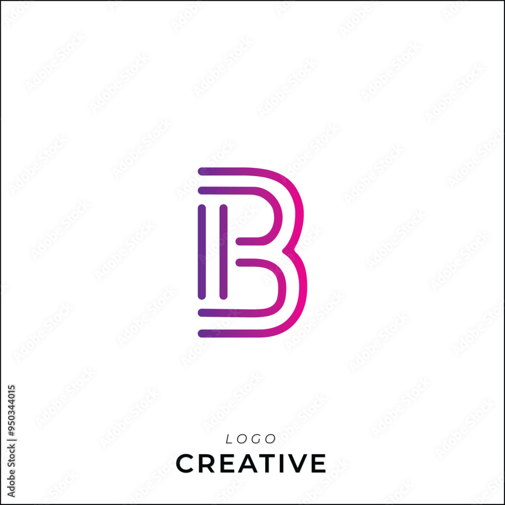 B Creative Latter Logo Design. Custom Branding Logo. Creative Logo Design. Vector illustration. Modern Design. Monogram Design B Creative Latter Logo Design. Custom Branding Logo. Creative Logo Design. Vector illustration. Modern Design. Monogram Design