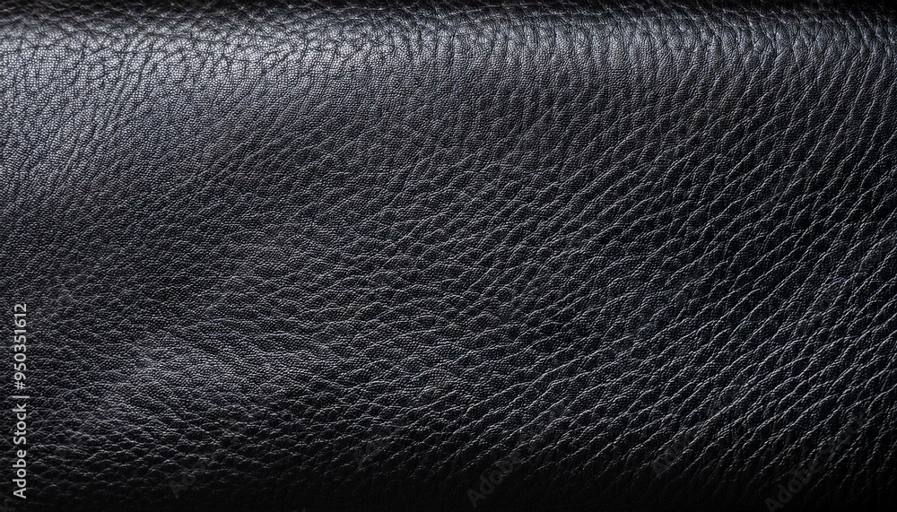 custom made wallpaper toronto digitalLuxury black genuine leather texture close up, Cowhide background