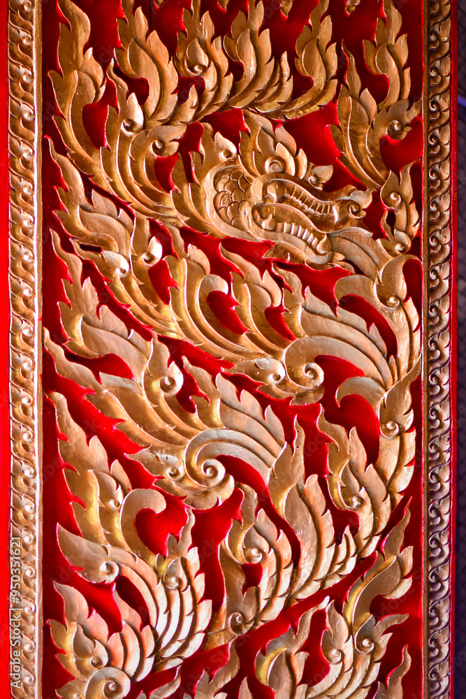 Obraz premium chinese dragon statue