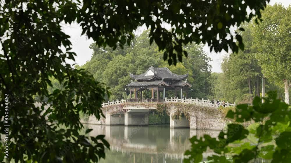 street scenes in the ancient town in Nanjing city China street scenes in the ancient town in Nanjing city China