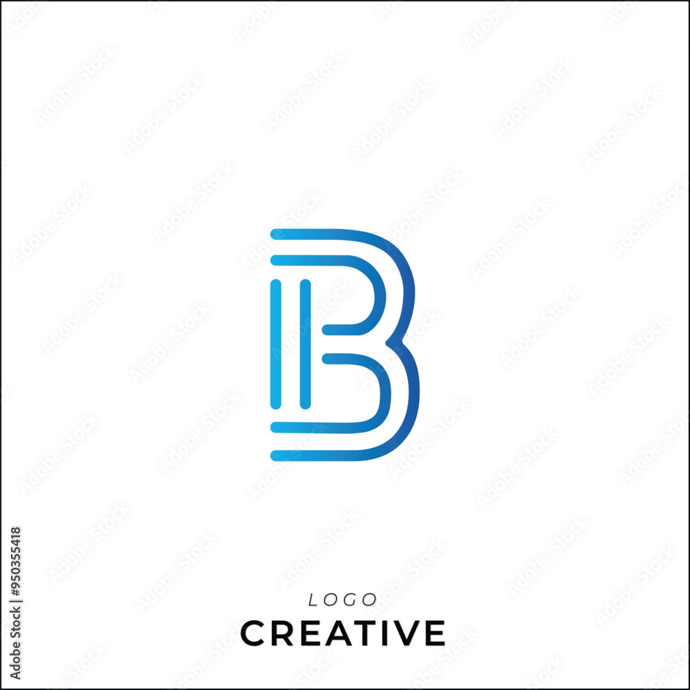 B Creative Latter Logo Design. Custom Branding Logo. Creative Logo Design. Vector illustration. Modern Design. Monogram Design B Creative Latter Logo Design. Custom Branding Logo. Creative Logo Design. Vector illustration. Modern Design. Monogram Design