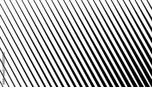 Black and white smooth transition of lines. Modern vector background for transition element. Vector Format Illustration 