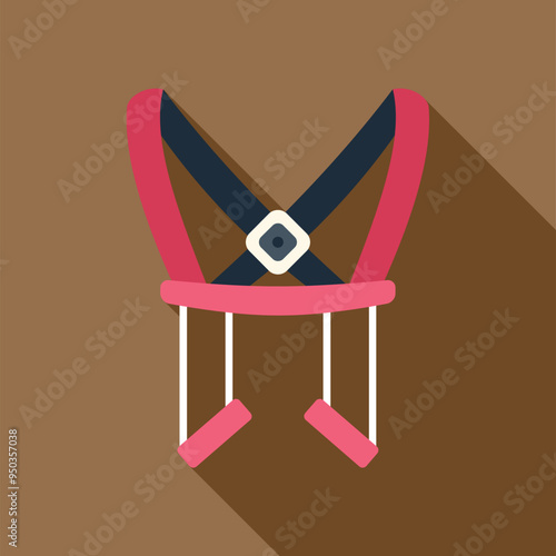 Chest harness mount with action camera allowing to film hands free in point of view perspective
