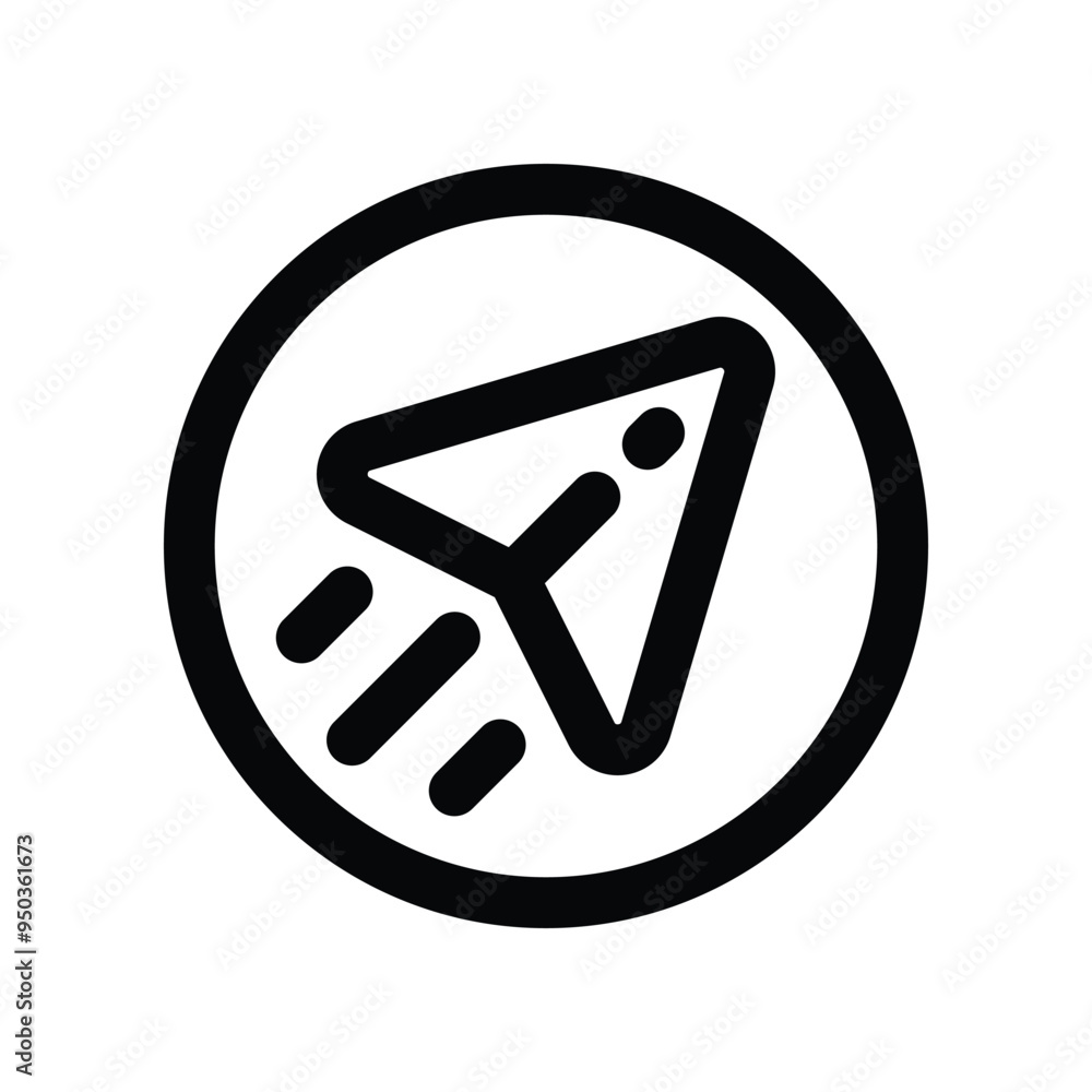 send icon. vector line icon for your website, mobile, presentation, and logo design. send icon. vector line icon for your website, mobile, presentation, and logo design.