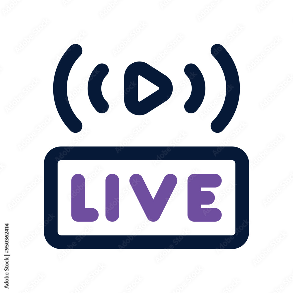 live icon. vector dual tone icon for your website, mobile, presentation, and logo design. live icon. vector dual tone icon for your website, mobile, presentation, and logo design.