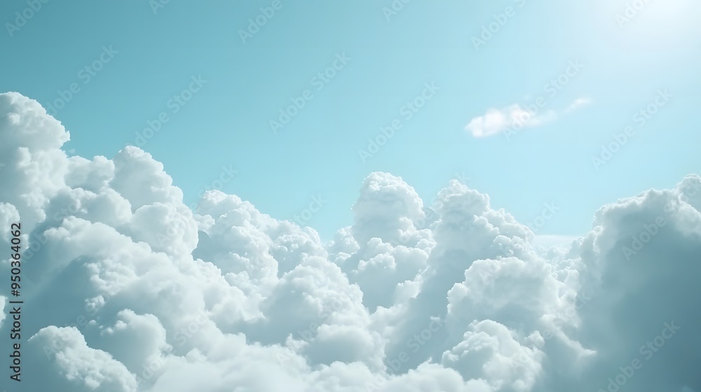 White Clouds Against a Clear Blue Sky White Clouds Against a Clear Blue Sky
