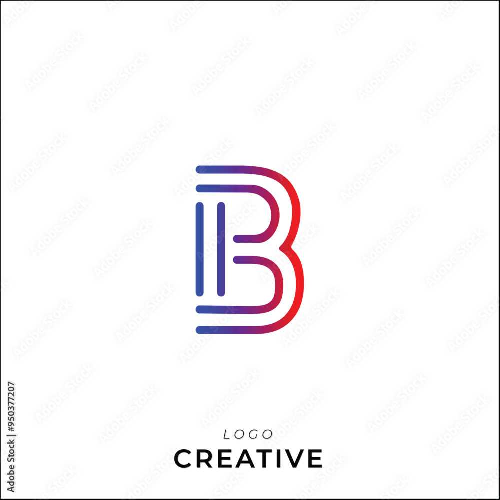 B Creative Latter Logo Design. Custom Branding Logo. Creative Logo Design. Vector illustration. Modern Design. Monogram Design B Creative Latter Logo Design. Custom Branding Logo. Creative Logo Design. Vector illustration. Modern Design. Monogram Design
