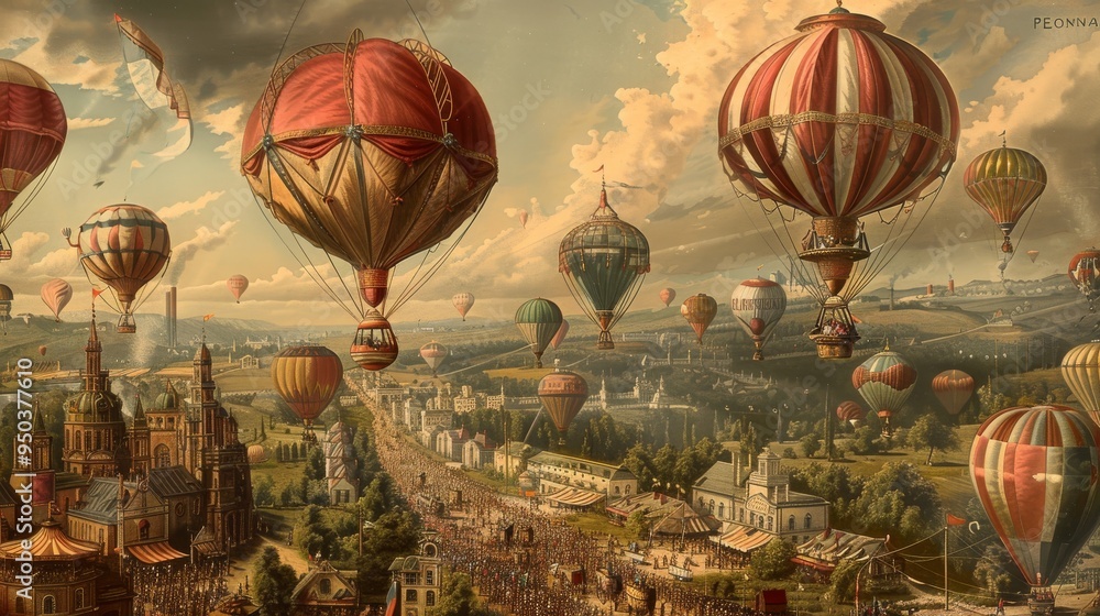 Fototapeta premium Hot Air Balloon Festival
