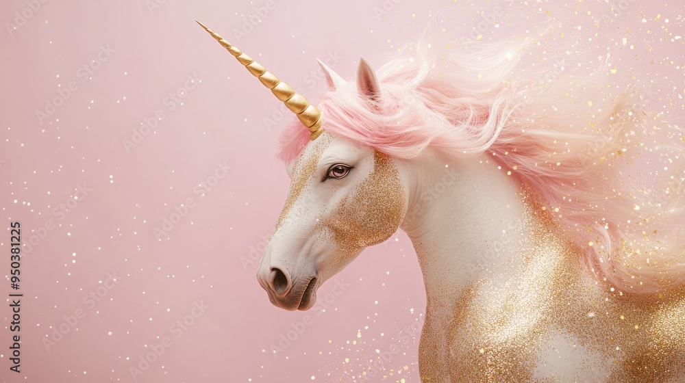 Magical Unicorn with Glittering Mane Magical Unicorn with Glittering Mane