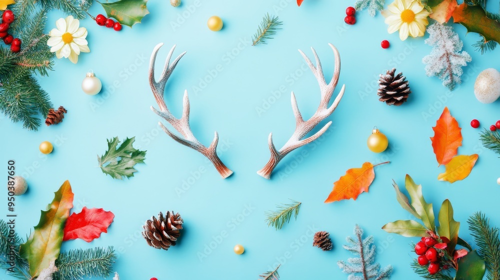 Christmas Decorations with Antlers Christmas Decorations with Antlers