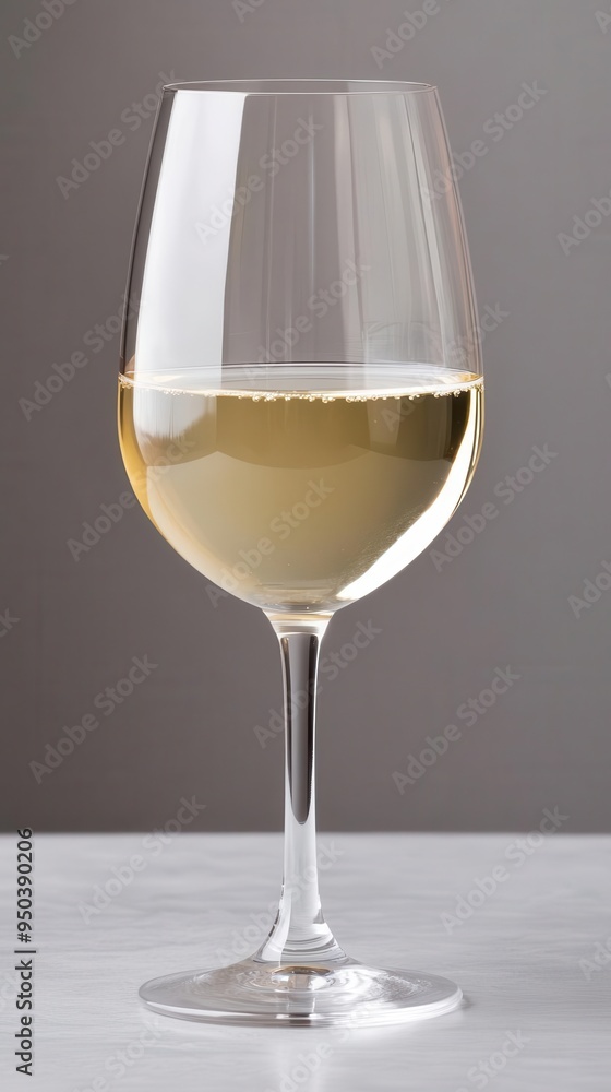 Fototapeta premium Sauvignon Blanc from New Zealand in a wine glass, Sauvignon Blanc, New Zealand, wine