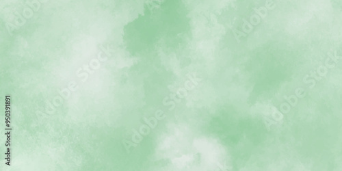 grainy abstract Light green pastel concrete texture, Watercolor abstract wet hand drawn green grunge texture, Abstract grunge blue or mint green texture with blurry fogg or clouds.