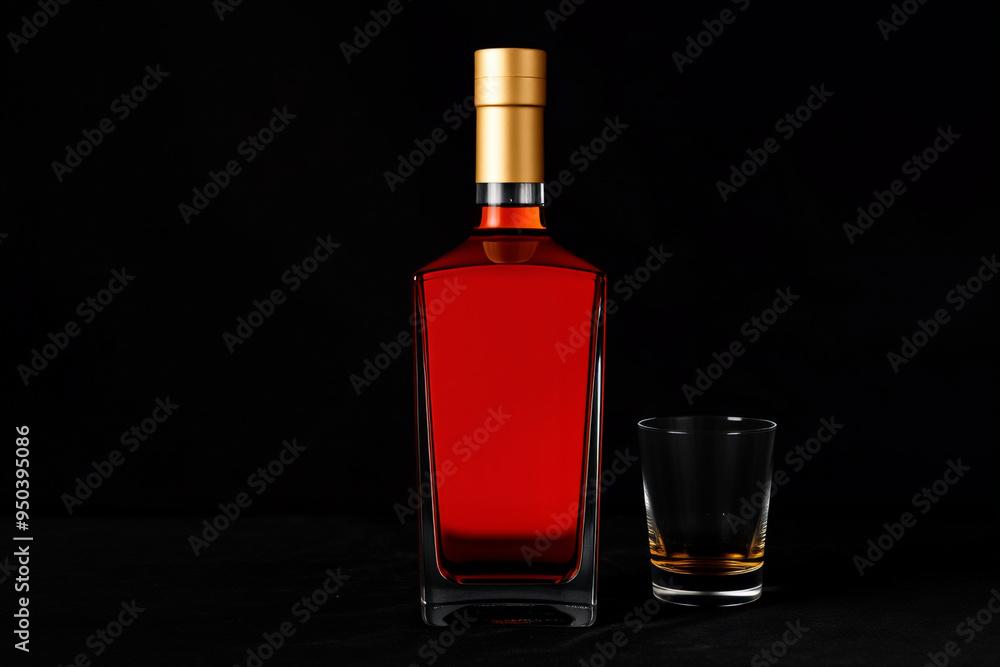 Realistic whiskey bottle mockup featuring detailed label design and premium packaging. Perfect for showcasing branding, label design, and packaging for craft spirits and premium whiskey products. Realistic whiskey bottle mockup featuring detailed label design and premium packaging. Perfect for showcasing branding, label design, and packaging for craft spirits and premium whiskey products.