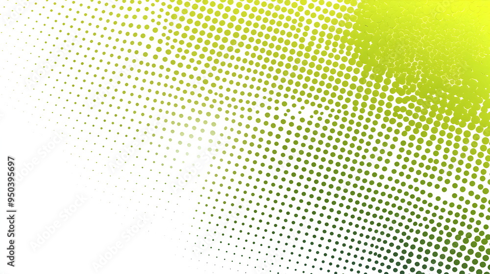 Abstract halftone pattern vector design in lemon green dots, with green dots in circular shapes, perfect for wallpaper or digital art Abstract halftone pattern vector design in lemon green dots, with green dots in circular shapes, perfect for wallpaper or digital art