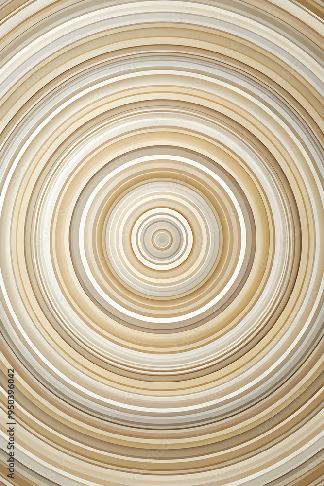 Concentric Serenity: Warm Earthy Tones Concentric Serenity: Warm Earthy Tones
