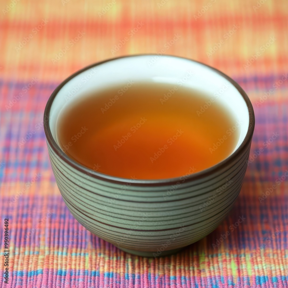 Burmese tea from Myanmar in a small cup, tea, Myanmar, small Burmese tea from Myanmar in a small cup, tea, Myanmar, small
