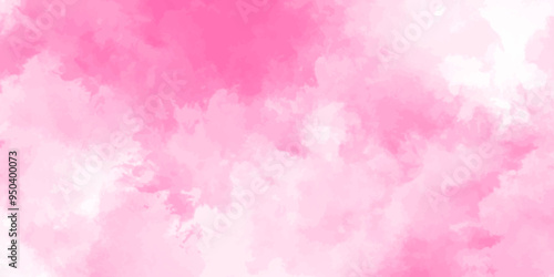 Abstract pink Wall Texture with Watercolor Brush Strokes. Soft pink pastel watercolor background. party invitation, packaging, surface design. Grunge and textured banner with free copy space.