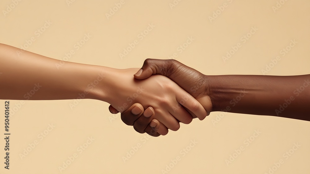 Handshake Symbol: Two hands shaking against a neutral background.
Handshake Symbol: Two hands shaking against a neutral background.