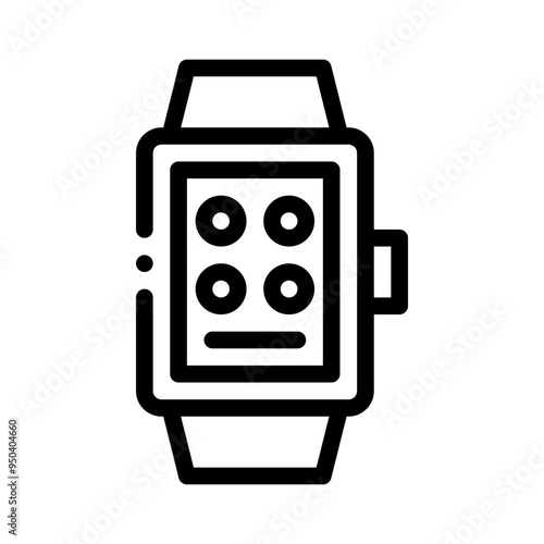 wearable line icon