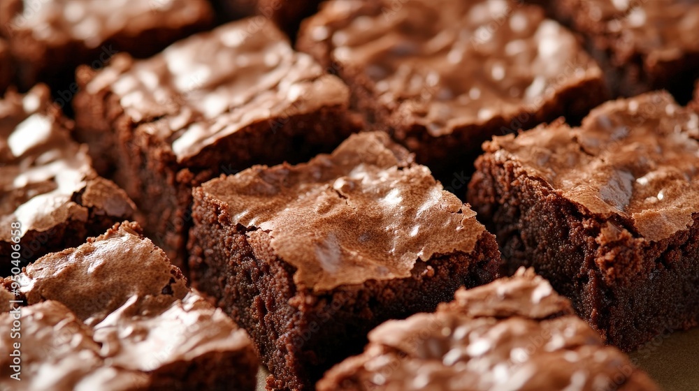 27080743 153 Brownies: Close-up of fudgy or cakey squares of chocolate brownies, often served warm, with a simple color backdrop. --ar 16:9 --v 6.1 Job ID: c71b7534-bcfa-47e3-a8d1-78f5d9c64fce 27080743 153 Brownies: Close-up of fudgy or cakey squares of chocolate brownies, often served warm, with a simple color backdrop. --ar 16:9 --v 6.1 Job ID: c71b7534-bcfa-47e3-a8d1-78f5d9c64fce