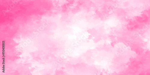 Abstract pink Wall Texture with Watercolor Brush Strokes. Soft pink pastel watercolor background. party invitation, packaging, surface design. Grunge and textured banner with free copy space.