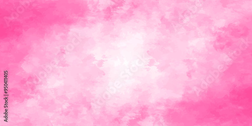 Abstract pink Wall Texture with Watercolor Brush Strokes. Soft pink pastel watercolor background. party invitation, packaging, surface design. Grunge and textured banner with free copy space.
