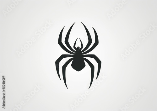 spider logo vector design. spider icon vector design