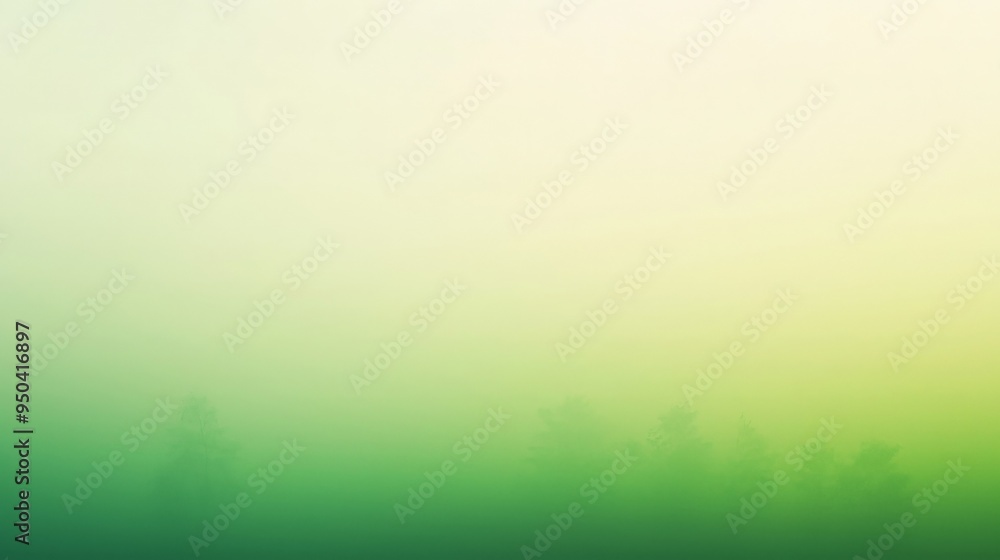 Fototapeta premium A seamless green gradient transitioning from light to dark, soft and soothing