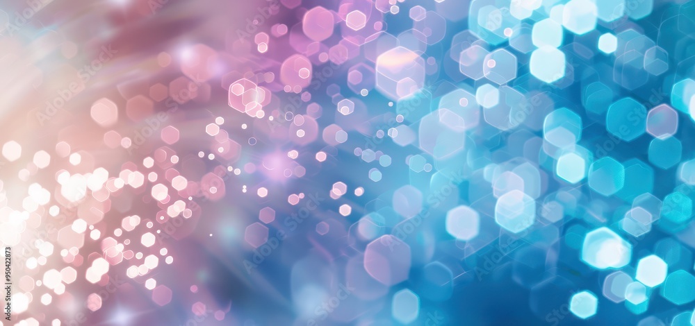 Abstract Bokeh Background with Pink and Blue Tones Abstract Bokeh Background with Pink and Blue Tones