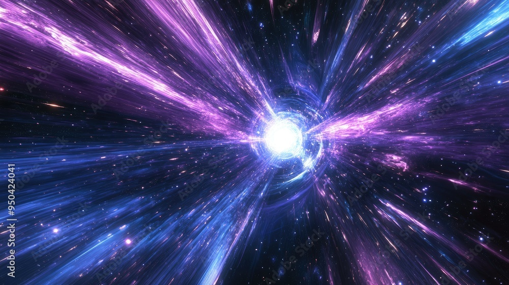 Futuristic abstracts in cosmic